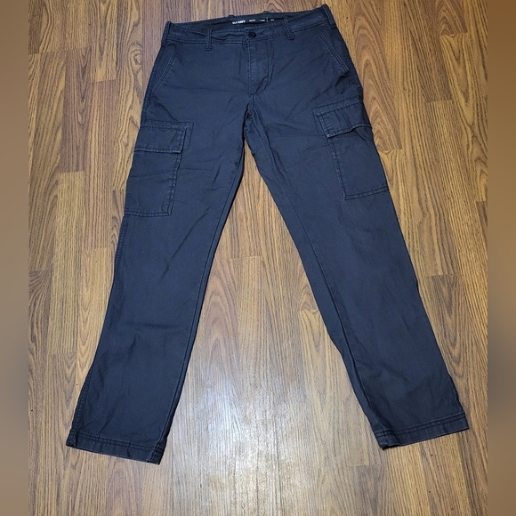 Old Navy Men's Dark Grey Cargo Pants W32 L32 Utility Workwear B55 - Picture 1 of 10